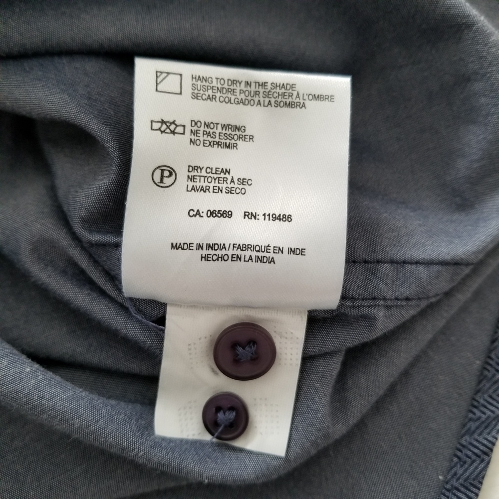 INT'L REPORT Men's button down shirt Slim fit XL - Picture 7 of 7